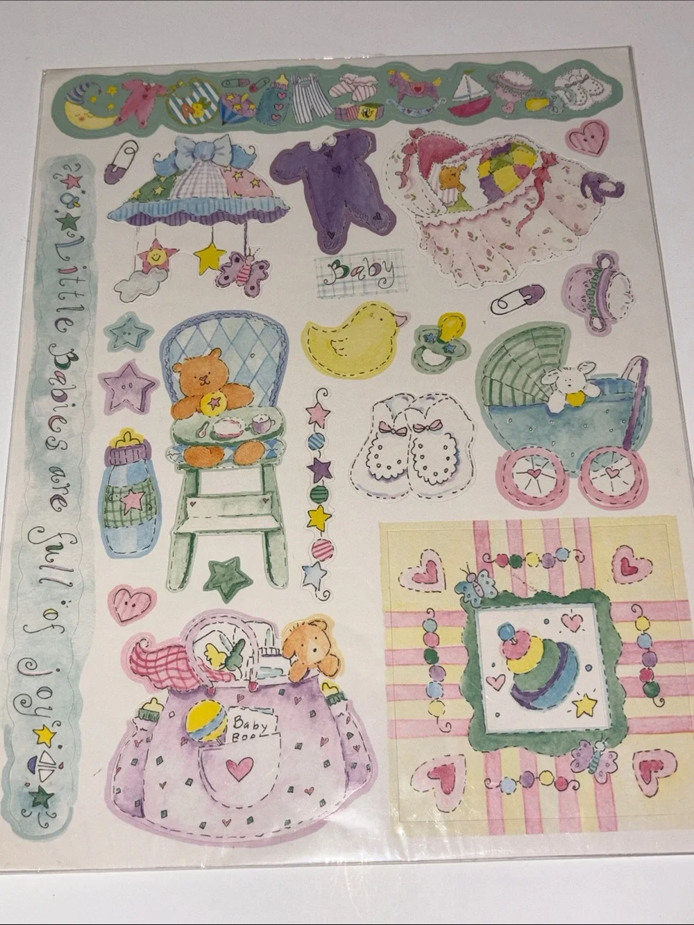 Baby Girl Scrapbook Set 1990s Scrapbook Y2K Scrapbook Collection Baby Girl